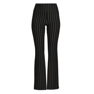 Black Striped Women's Pants
